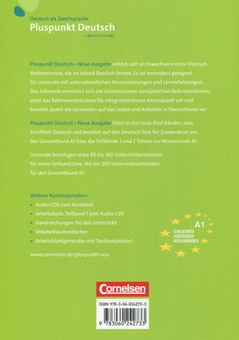 Бумажная книга «Pluspunkt Deutsch. Neue Ausgabe A1. Deutsch als Zweitsprache. Teilband 1. Kursbuch», авторов Фридерике Джин, Иоахим Шоте - фото №2 - миниатюра
