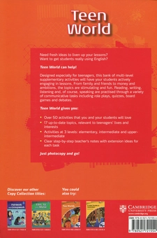 Бумажная книга «Teen World: Multi-Level photocopiable activities for teenagers (Cambridge Copy Collection) », автор Джоанна Бадден - фото №2 - миниатюра
