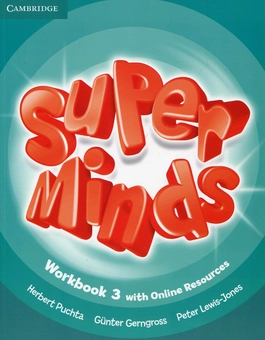 Бумажная книга «Super Minds Level 3 Workbook with Online Resources», авторов Гюнтер Гернгросс, Питер Льюис-Джонс, Герберт Пухта - фото №1 - миниатюра