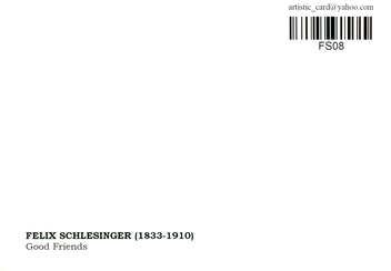 «Открытка Felix Schlesinger - Good Friends (FS08)», бренда Artistic Card - фото №2 - миниатюра