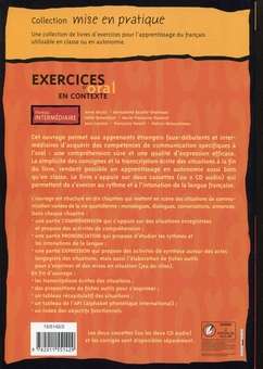 Паперова книга «Exercices D'Oral En Contexte niveau Intermediaire», автор Енн Акюз - фото №2 - мініатюра
