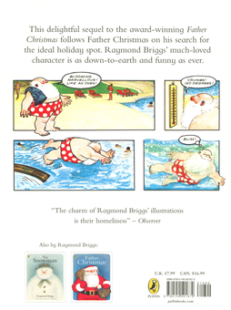 Бумажная книга «Father Christmas Goes on Holiday», автор Рэймонд Бриггс - фото №2 - миниатюра