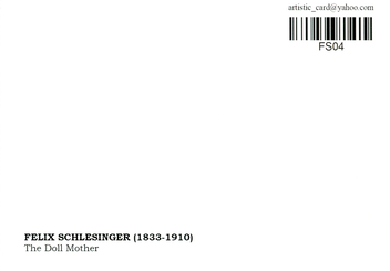 «Открытка Felix Schlesinger - The Doll Mother (FS04)», бренда Artistic Card - фото №2 - миниатюра