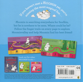 Паперова книга «Moomin's Search and Find Finger-Trail Book», автор Туве Янссон - фото №2 - мініатюра
