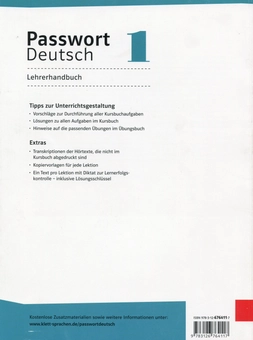 Паперова книга «Passwort Deutsch 1. Lehrerhandbuch», автор Ніколь Цейсіг - фото №2 - мініатюра