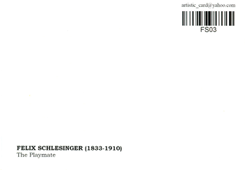 «Открытка Felix Schlesinger - The Playmate (FS03)», бренда Artistic Card - фото №2 - миниатюра