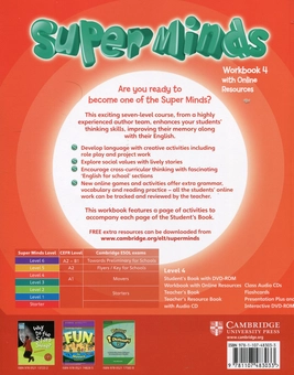 Бумажная книга «Super Minds 4. Workbook with Online Resources», авторов Герберт Пухта, Гюнтер Гернгросс - фото №2 - миниатюра