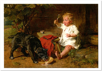 «Открытка Felix Schlesinger - A Shared Meal (FS01)», бренда Artistic Card - фото №1 - миниатюра