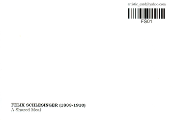 «Открытка Felix Schlesinger - A Shared Meal (FS01)», бренда Artistic Card - фото №2 - миниатюра