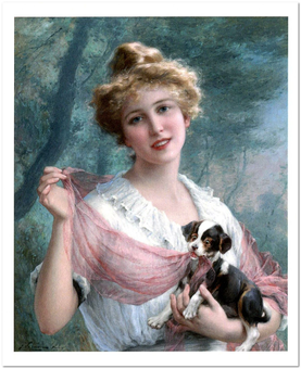 «Открытка Emile Vernon - The Mischievous Puppy (EV01)», бренда Artistic Card - фото №1 - миниатюра