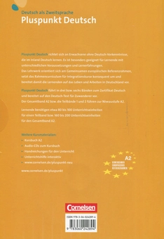 Паперова книга «Pluspunkt Deutsch A2. Deutsch als Zweitsprache. Arbeitsbuch. Gesamtband (+ CD)», авторів Фридеріке Джин, Іоахим Шоте, Ютта Нейманн - фото №2 - мініатюра