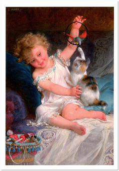  «Листівка Emile Munier - Playtime (EMU09)», бренду Artistic Card - фото №1 - мініатюра
