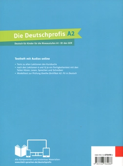 Бумажная книга «Die Deutschprofis A2. Testheft mit Audios online» - фото №2 - миниатюра