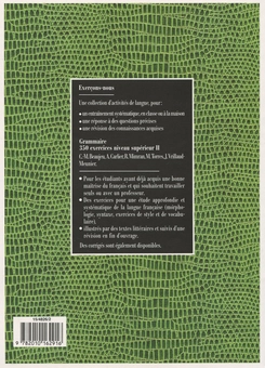Бумажная книга «Les 350 Exercices: Grammaire Supérieur II Livre », авторов А. Керльер, Рене Мимран, М. Торрес, Дж. Вриллауд-Мьеньер - фото №2 - миниатюра