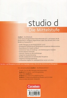 Паперова книга «Studio d B2.2. Die Mittelstufe. Deutsch als Fremdprache. Kurs- und Ubungsbuch (+ CD)», авторів Кристина Кун, Бріта Вінзер-Кіонтке, Ульріке Вюрц - фото №2 - мініатюра