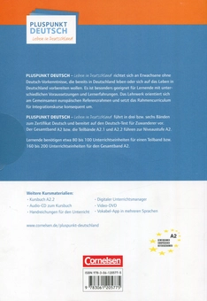 Бумажная книга «Pluspunkt Deutsch. Leben in Deutschland A2.2. Arbeitsbuch ( +CD, Lösungsbeileger)» - фото №2 - миниатюра