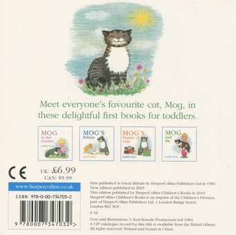 Бумажная книга «Mog and Me», автор Джудит Керр - фото №2 - миниатюра