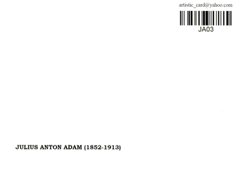  «Листівка Julius Anton Adam (JA03)», бренду Artistic Card - фото №2 - мініатюра