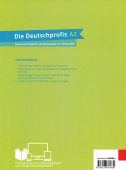 Бумажная книга «Die Deutschprofis A2. Lehrerhandbuch» - фото №2 - миниатюра