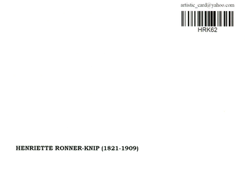  «Листівка Henriette Ronner-Knip (HRK62)», бренду Artistic Card - фото №2 - мініатюра