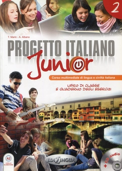 Бумажная книга «Progetto Italiano Junior 2  Libro & Quaderno (+ CD audio)», автор Альбано Марин - фото №1 - миниатюра
