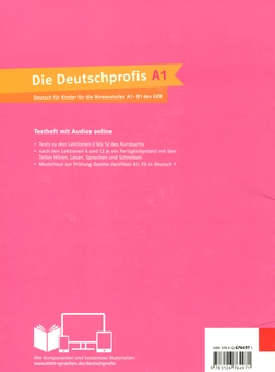 Бумажная книга «Die Deutschprofis A1. Testheft mit Audios online» - фото №2 - миниатюра