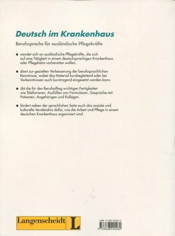 Паперова книга «Deutsch im Krankenhaus: Lehr- und Arbeitsbuch», автор Юрген Болтен - фото №2 - мініатюра