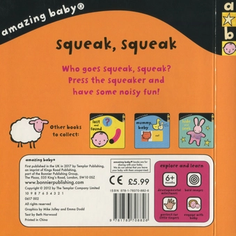 Бумажная книга «Squeak, Squeak. Amazing Baby», автор Бет Харвуд - фото №2 - миниатюра
