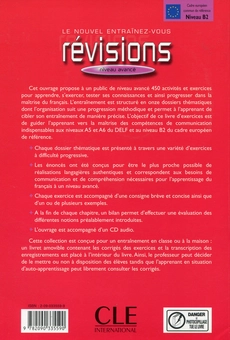 Бумажная книга «Revisions 450. Exercices Avance Livre+corriges+CD audio», автор Сандрин Видал - фото №2 - миниатюра