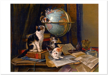 «Открытка Henriette Ronner-Knip — The Globetrotters (HRK54)», бренда Artistic Card - фото №1 - миниатюра
