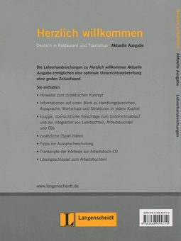 Бумажная книга «Herzlich willkommen. Aktuelle Ausgabe. Lehrerhandreichungen: Deutsch in Restaurant und Tourismus», авторов Ульрик Кохен, Николетта Гранди - фото №2 - миниатюра