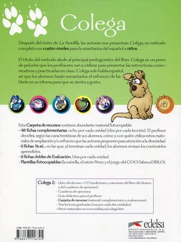 Бумажная книга «Colega 2 - Carpeta de recursos (Spanish Edition)», авторов Мария Луиза Хортелано, Елена Гонсалес Хортелано - фото №2 - миниатюра