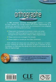 Бумажная книга «Orthographe 450. Nouveaux Exercices Debutant Livre+corriges», автор Лоран Хермелин - фото №2 - миниатюра