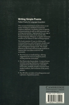 Паперова книга «Writing Simple Poems. Pattern Poetry for Language Acquisition», авторів Вікі Холмс, Маргарет Маултон - фото №2 - мініатюра