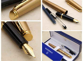  «Чорнильна ручка Waterman Hemisphere Stardust Gold GT (12560)», бренду Waterman - фото №6 - мініатюра
