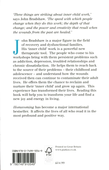 Бумажная книга «Home Coming. Reclaiming and Championing Your Inner Child», автор Джон Брэдшоу - фото №2 - миниатюра