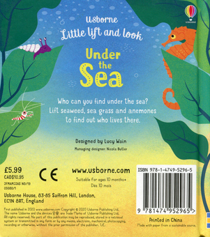 Бумажная книга «Under the Sea», автор Анна Милборн - фото №2 - миниатюра