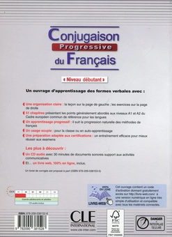 Бумажная книга «Conjugaison Progressive Du Francais (French Edition) (+CD Audio)», автор Одиль Гранд-Клемент - фото №2 - миниатюра