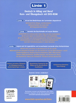 Бумажная книга «Linie 1 A1. Kurs und Übungsbuch mit DVD-ROM. Teil 1. Deutsch in Alltag und Beruf» - фото №2 - миниатюра