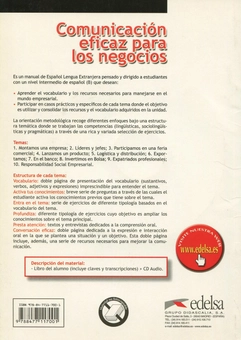 Бумажная книга «Comunicacion eficaz para los negocios. Curso de conversacion, recursos y vocabulario. Nivel B (+ CD-ROM)», авторов Мариса де Прада, Пилар Марсе - фото №2 - миниатюра