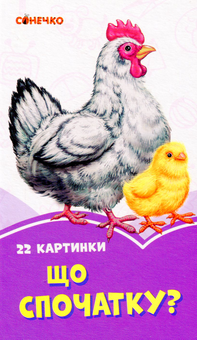 Бумажная книга «Бузкові книжки. 22 картинки. Що спочатку?» - фото №1 - миниатюра