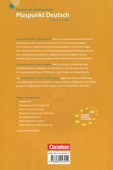 Паперова книга «Pluspunkt Deutsch. A2 Arbeitsheft fur Frauen- und Elternkurse (+ CD)», авторів Верена Драйсіг, Єва Котарба - фото №2 - мініатюра