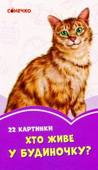 Бумажная книга «Бузкові книжки. 22 картинки. Хто живе у будиночку?» - фото №1 - миниатюра