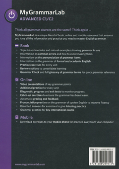 Бумажная книга «MyGrammarLab Advanced Student's Book with Answer Key & MyLab Access», авторов Марк Фоли, Диана Холл - фото №2 - миниатюра