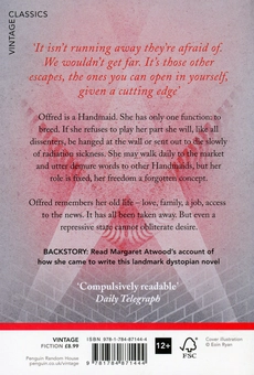 Бумажная книга «The Handmaid's Tale», автор Маргарет Этвуд - фото №2 - миниатюра