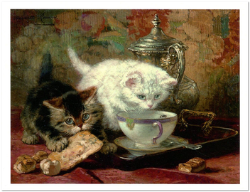  «Открытка Henriette Ronner-Knip - High Tea (HRK20)», бренда Artistic Card - фото №1 - миниатюра