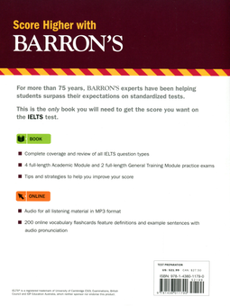 Бумажная книга «Barron's IELTS. With Downloadable Audio», автор Лин Логхид - фото №2 - миниатюра