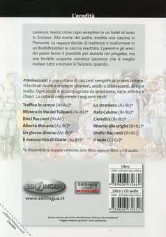 Бумажная книга «Primiracconti B1-B2. L'eredita (+ CD-ROM)», автор Луиза Бризи - фото №2 - миниатюра
