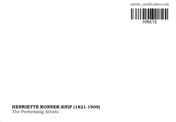 «Открытка Henriette Ronner-Knip - The Performing Artists (HRK15)», бренда Artistic Card - фото №2 - миниатюра