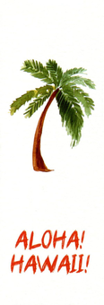 «Закладка для книг Mirabella Postcards Aloha! Hawaii (163096)», бренду Mirabella Postcards - фото №1 - мініатюра